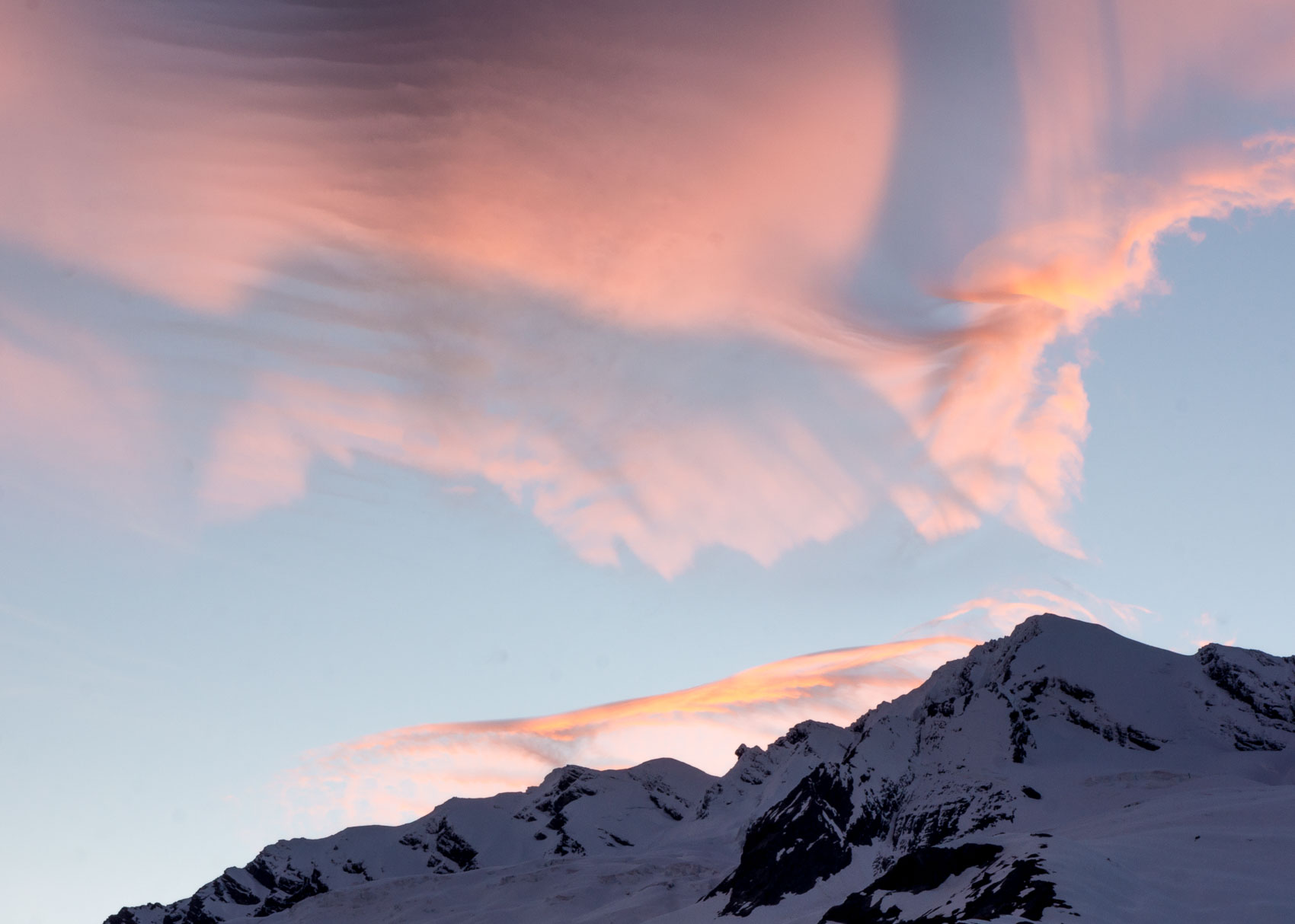 Alpine sunset