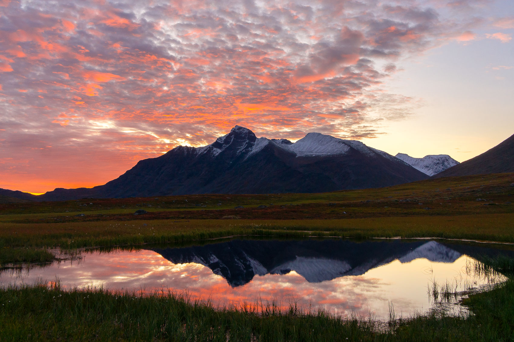 Alpine sunset